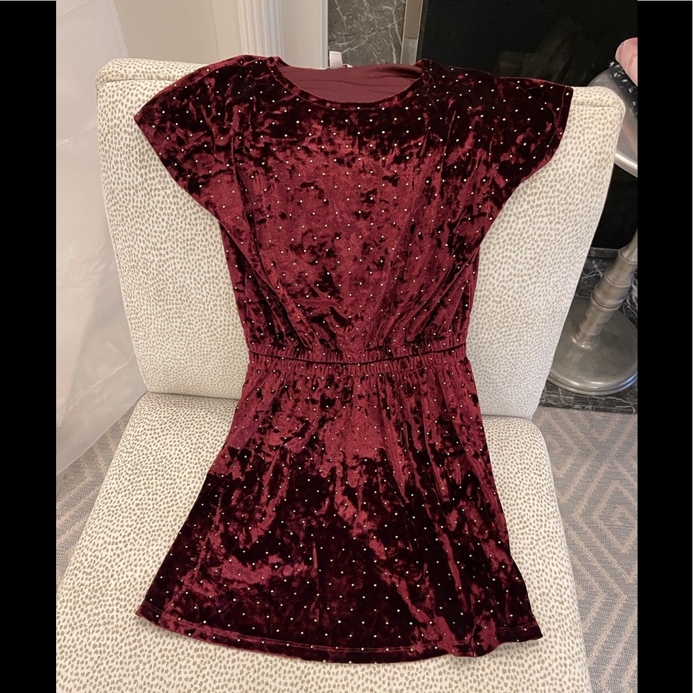 Ella Moss Girls 12 Velvet Dress Worn Once